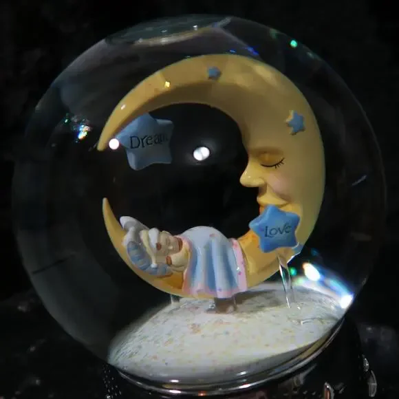 SPINS Lenox Reed Barton Sweet Dream Musical Globe Love Nursery Twinkle Twinkle - Picture 3 of 13